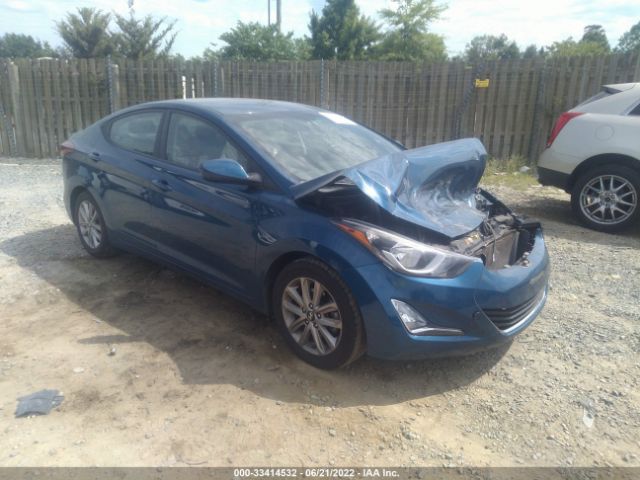 HYUNDAI ELANTRA 2014 kmhdh4ae8eu096659