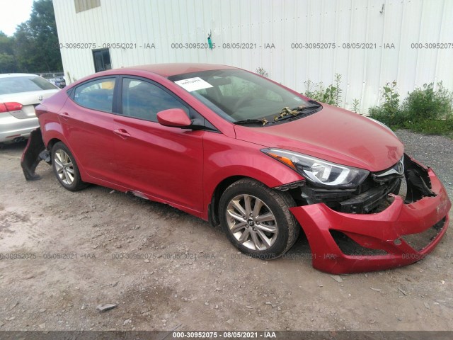 HYUNDAI ELANTRA 2014 kmhdh4ae8eu118692