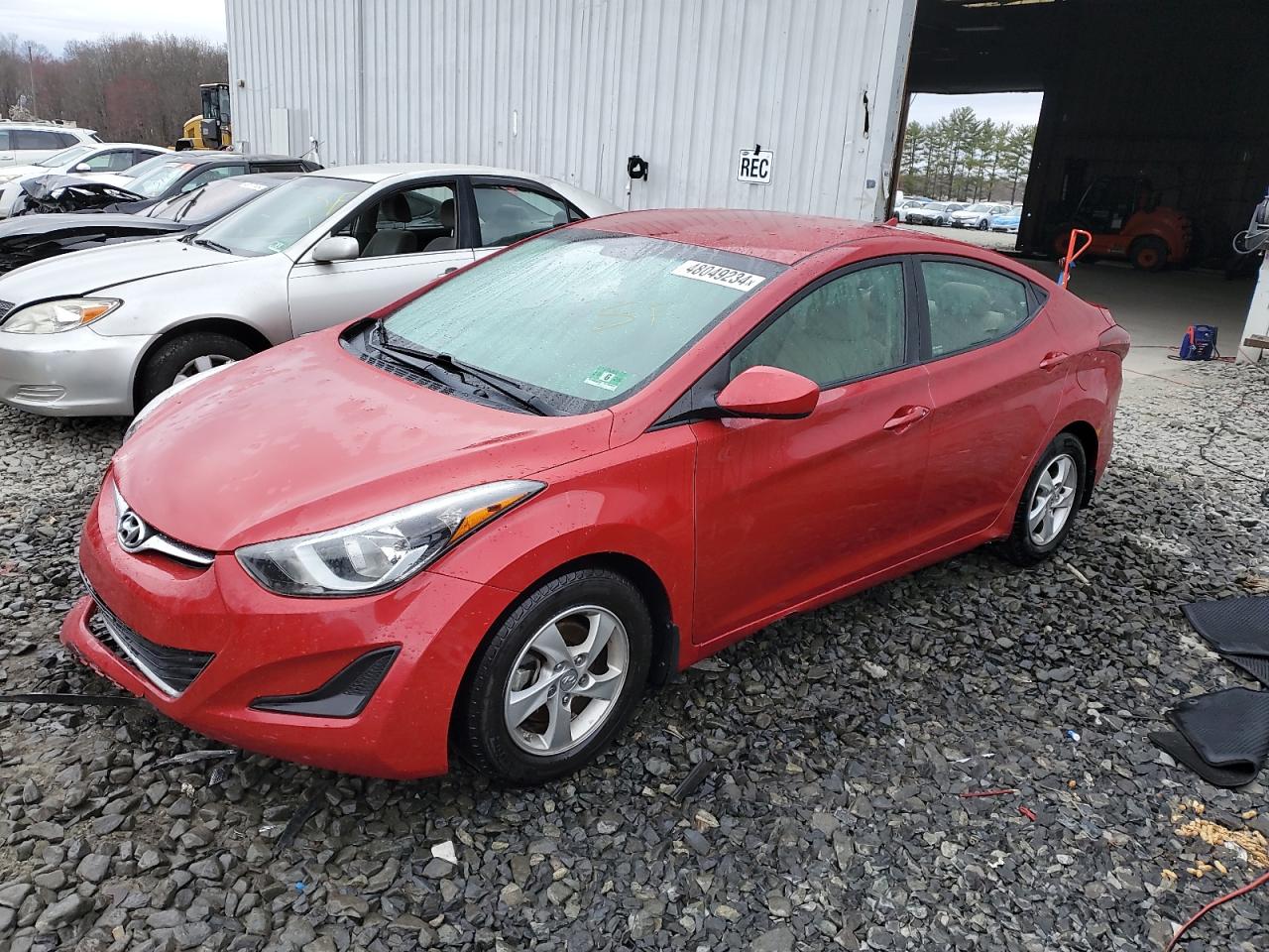 HYUNDAI ELANTRA 2014 kmhdh4ae8eu151014