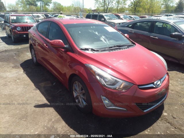 HYUNDAI ELANTRA 2014 kmhdh4ae8eu152504