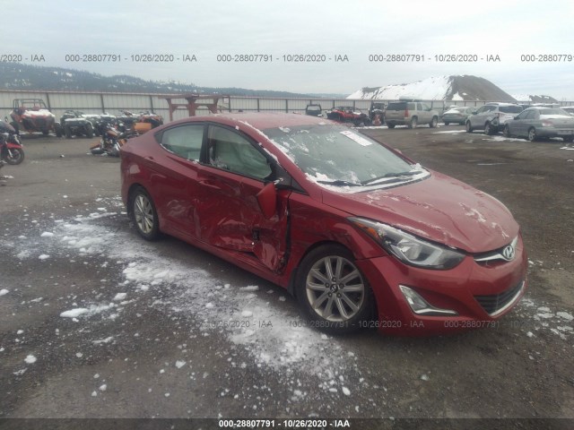 HYUNDAI ELANTRA 2014 kmhdh4ae8eu155175