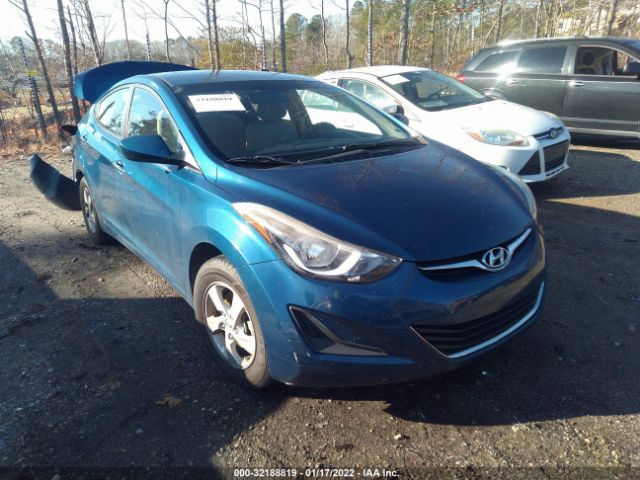 HYUNDAI ELANTRA 2014 kmhdh4ae8eu163048