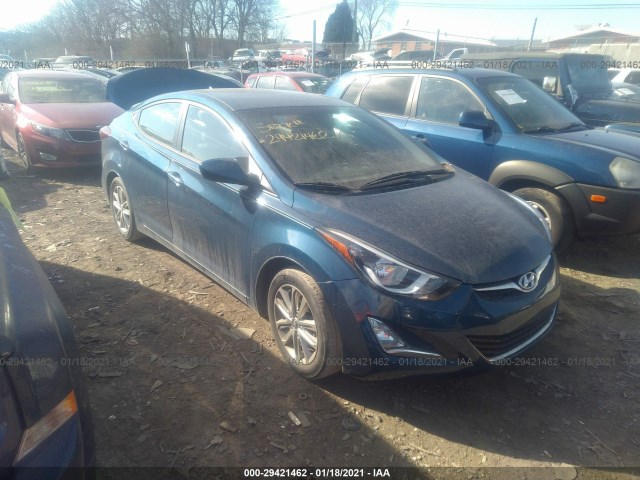 HYUNDAI ELANTRA 2014 kmhdh4ae8eu179461