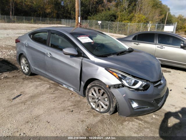 HYUNDAI ELANTRA 2014 kmhdh4ae8eu182716