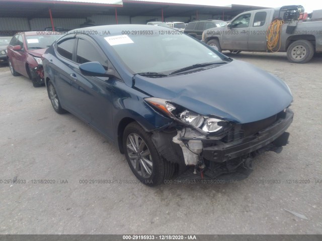 HYUNDAI ELANTRA 2014 kmhdh4ae8eu184420