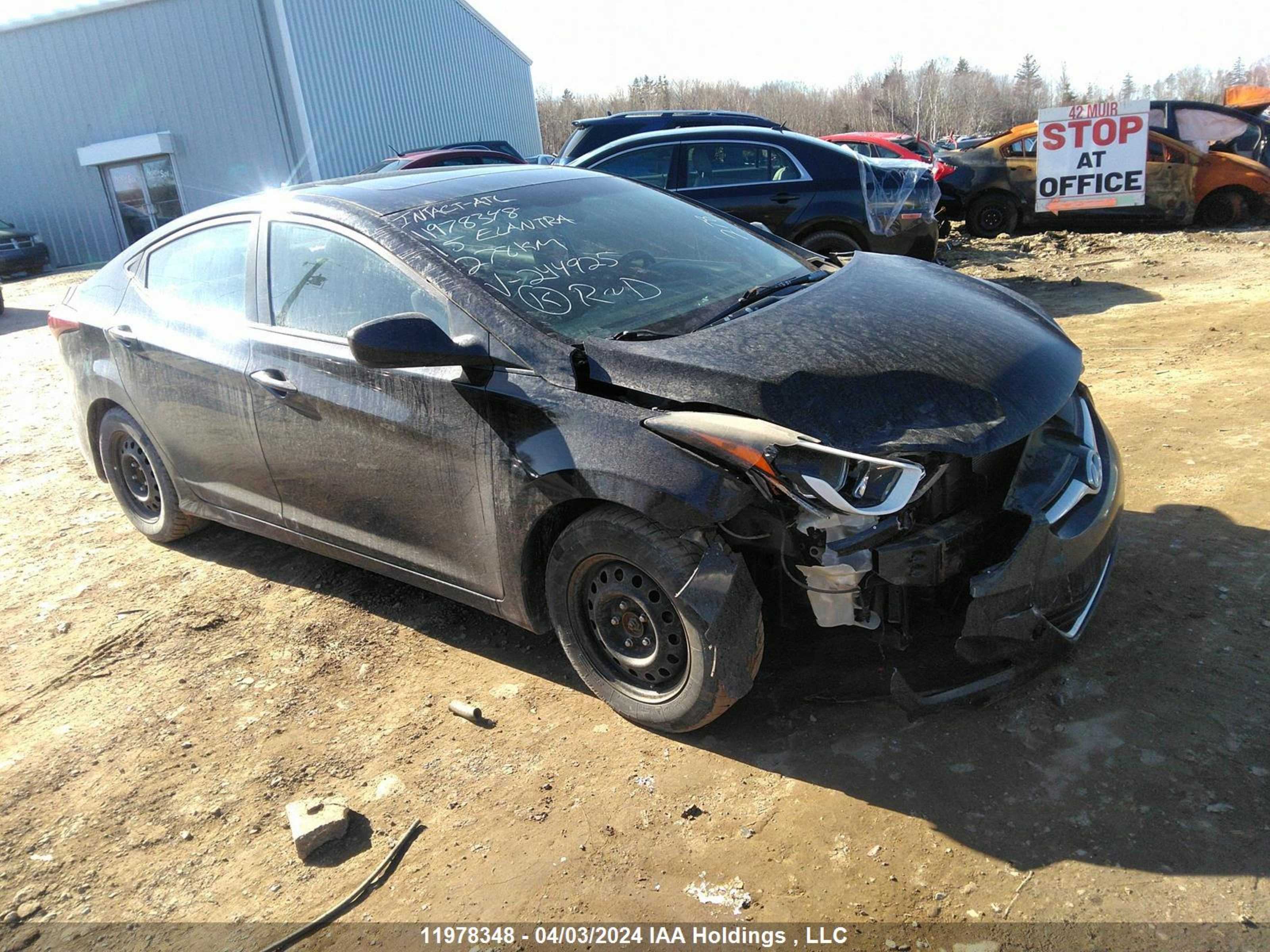 HYUNDAI ELANTRA 2015 kmhdh4ae8fu244925