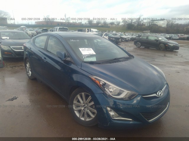 HYUNDAI ELANTRA 2015 kmhdh4ae8fu278475