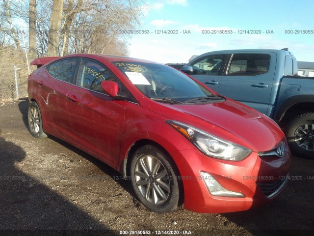 HYUNDAI ELANTRA 2015 kmhdh4ae8fu342725