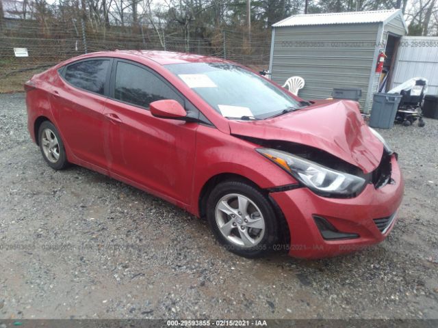 HYUNDAI ELANTRA 2015 kmhdh4ae8fu416645