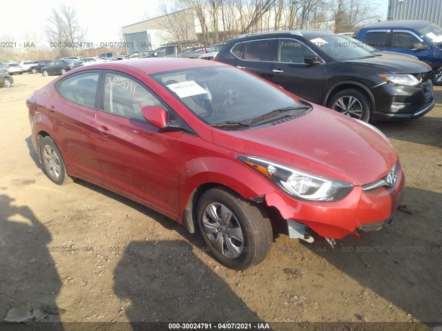 HYUNDAI ELANTRA 2016 kmhdh4ae8gu484283