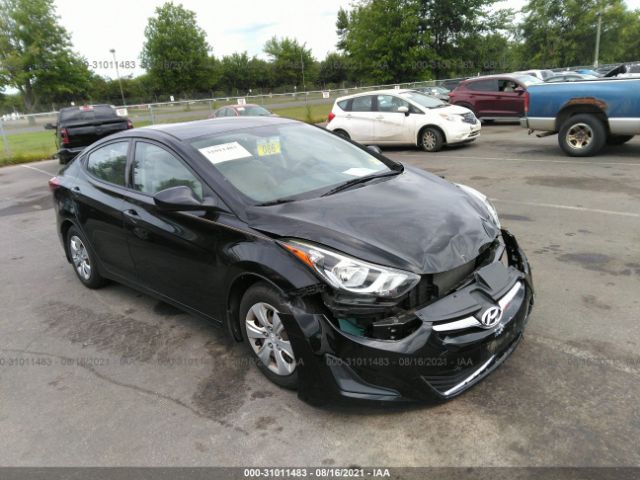 HYUNDAI ELANTRA 2016 kmhdh4ae8gu543994