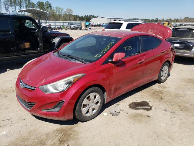 HYUNDAI ELANTRA SE 2016 kmhdh4ae8gu547477