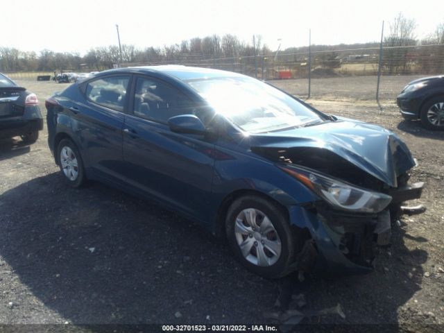 HYUNDAI ELANTRA 2016 kmhdh4ae8gu602753