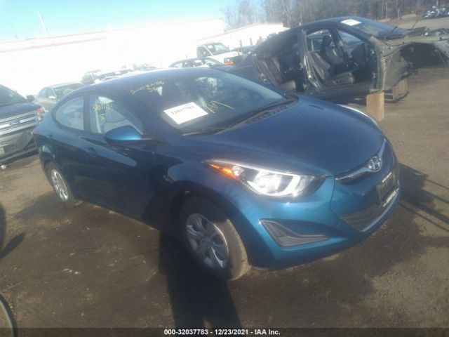 HYUNDAI ELANTRA 2016 kmhdh4ae8gu606821