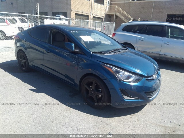 HYUNDAI ELANTRA 2016 kmhdh4ae8gu637681