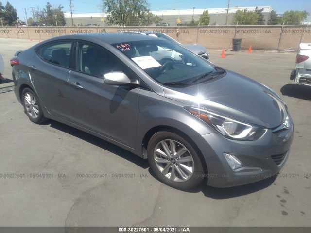 HYUNDAI ELANTRA 2016 kmhdh4ae8gu643058