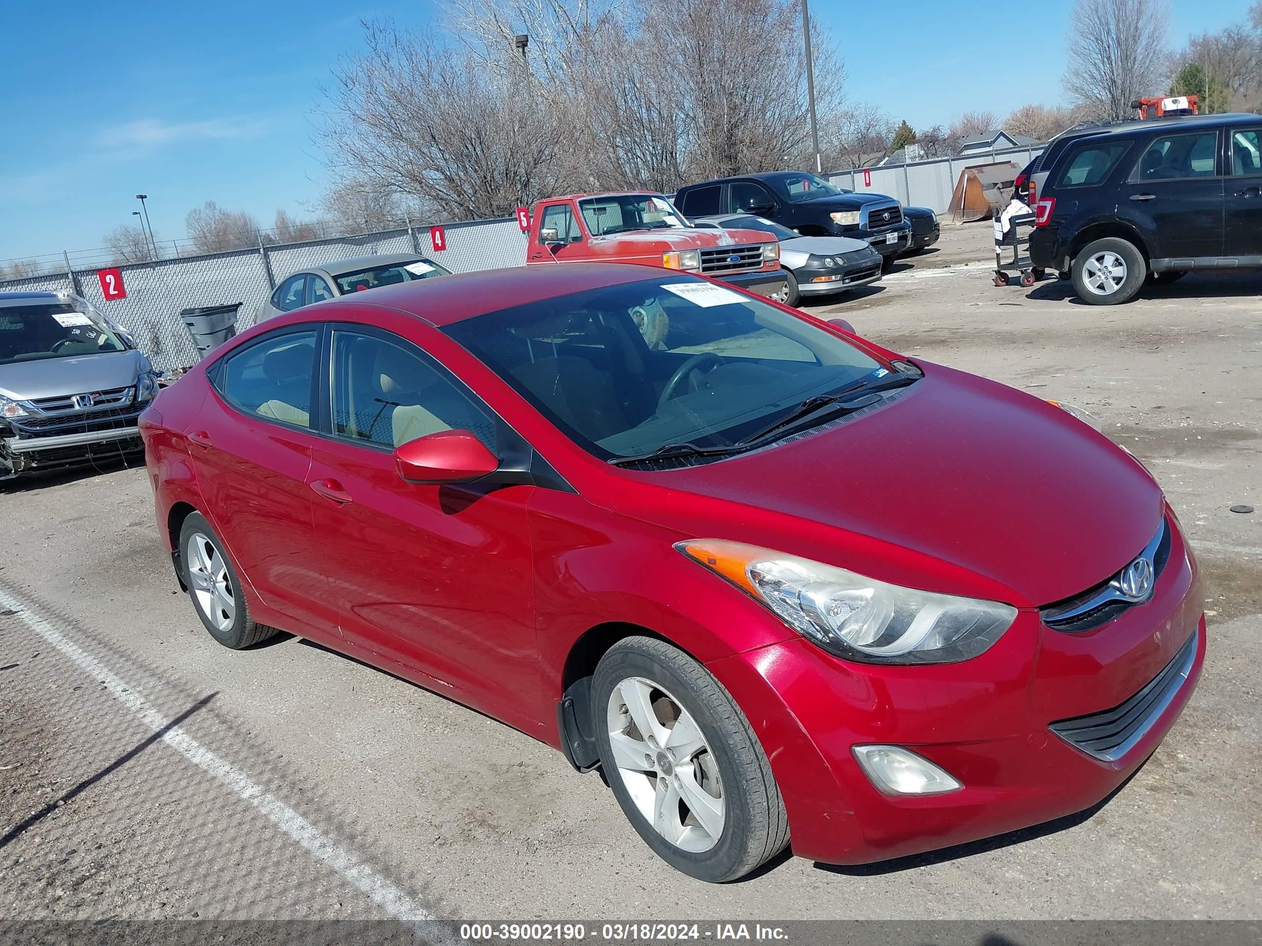 HYUNDAI ELANTRA 2013 kmhdh4ae9du736215