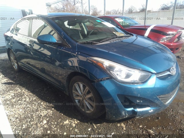 HYUNDAI ELANTRA 2014 kmhdh4ae9eu049883