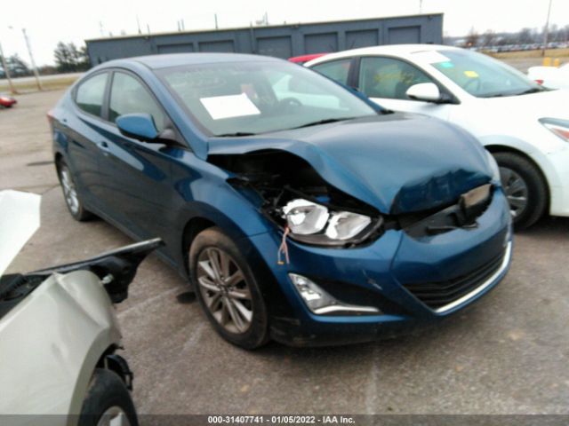 HYUNDAI ELANTRA 2014 kmhdh4ae9eu052380