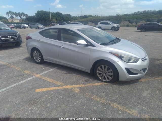 HYUNDAI ELANTRA 2014 kmhdh4ae9eu064996