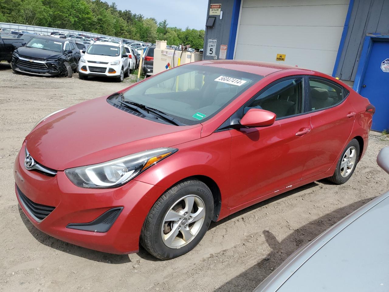 HYUNDAI ELANTRA 2014 kmhdh4ae9eu086500