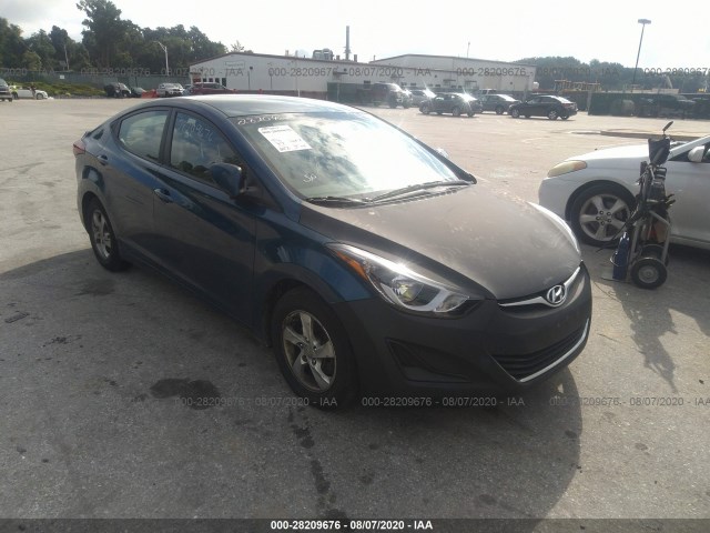 HYUNDAI ELANTRA 2014 kmhdh4ae9eu091714