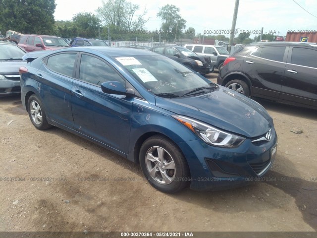 HYUNDAI ELANTRA 2014 kmhdh4ae9eu106535