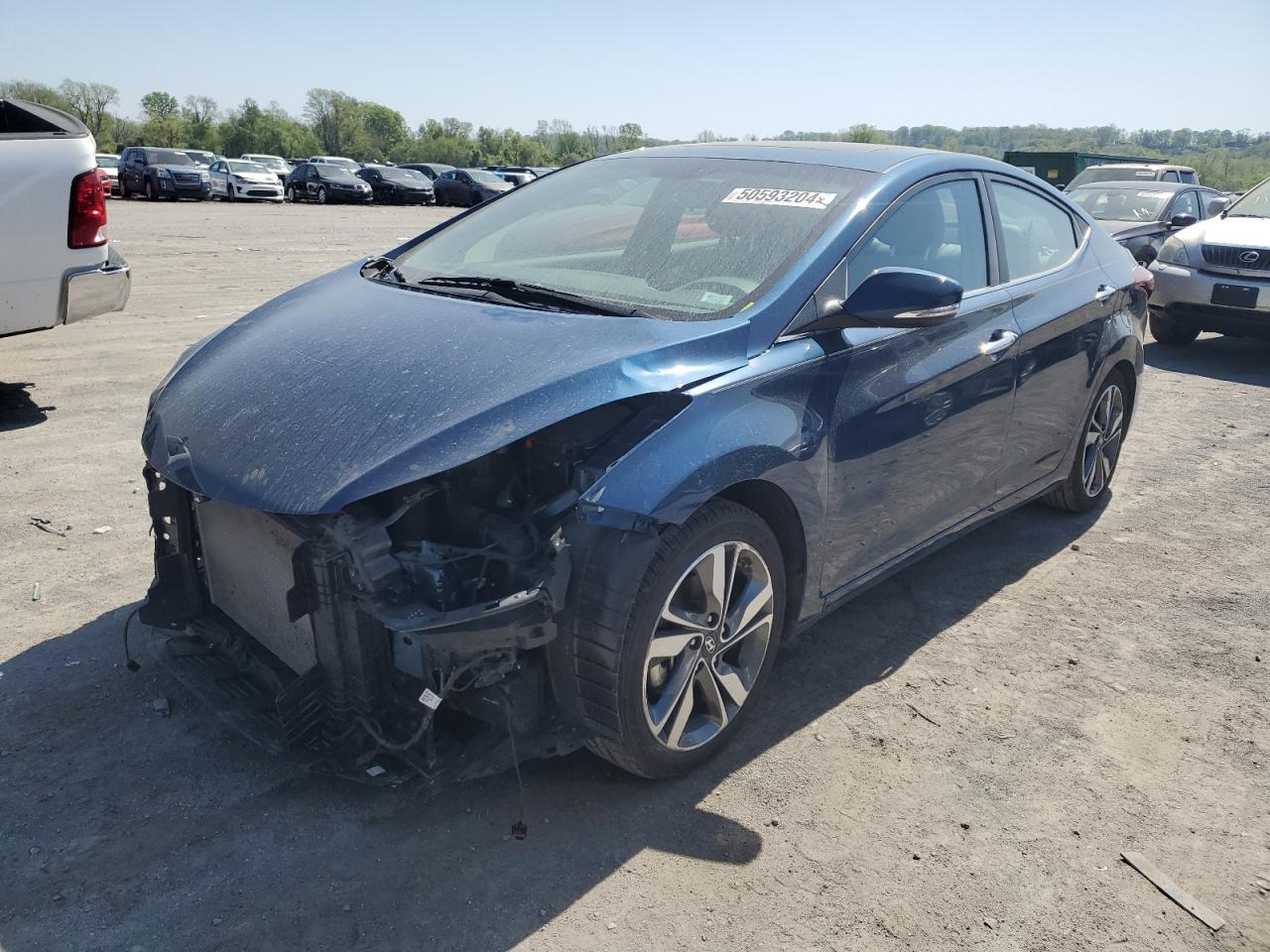 HYUNDAI ELANTRA 2014 kmhdh4ae9eu108687