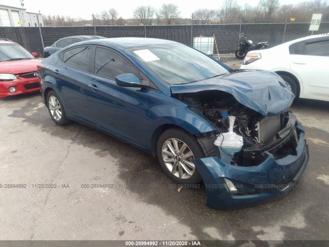 HYUNDAI ELANTRA 2014 kmhdh4ae9eu113100