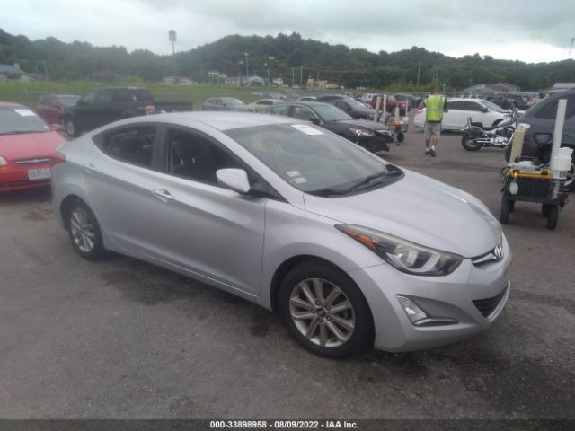 HYUNDAI ELANTRA 2014 kmhdh4ae9eu116384