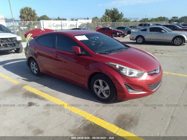 HYUNDAI ELANTRA 2014 kmhdh4ae9eu145206