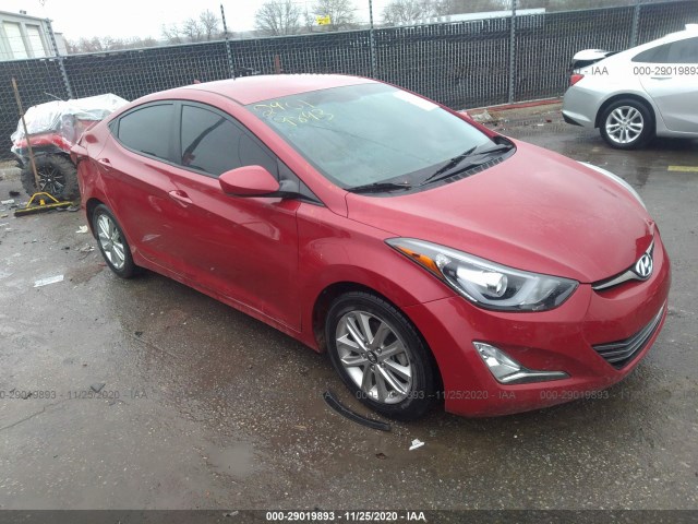 HYUNDAI ELANTRA 2014 kmhdh4ae9eu154214