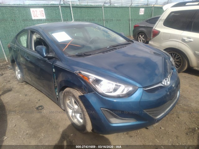 HYUNDAI ELANTRA 2014 kmhdh4ae9eu161342