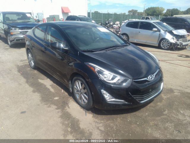 HYUNDAI ELANTRA 2014 kmhdh4ae9eu165049