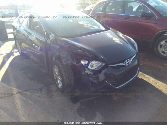 HYUNDAI ELANTRA 2014 kmhdh4ae9eu166606