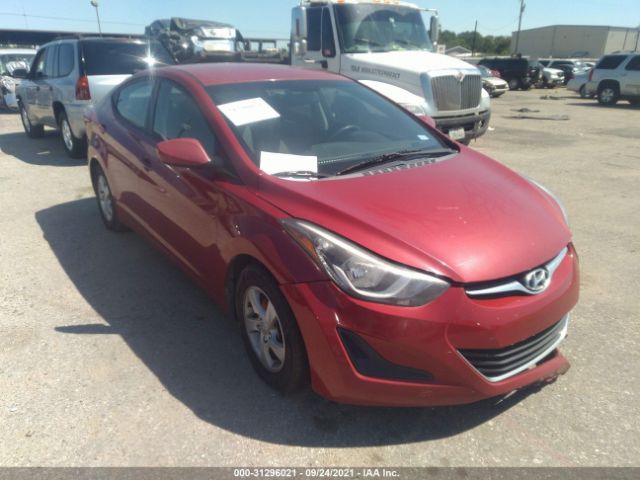 HYUNDAI ELANTRA 2014 kmhdh4ae9eu168081