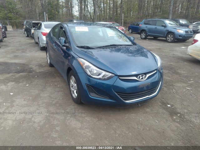 HYUNDAI ELANTRA 2014 kmhdh4ae9eu181882