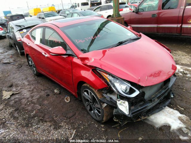 HYUNDAI ELANTRA 2014 kmhdh4ae9eu182692