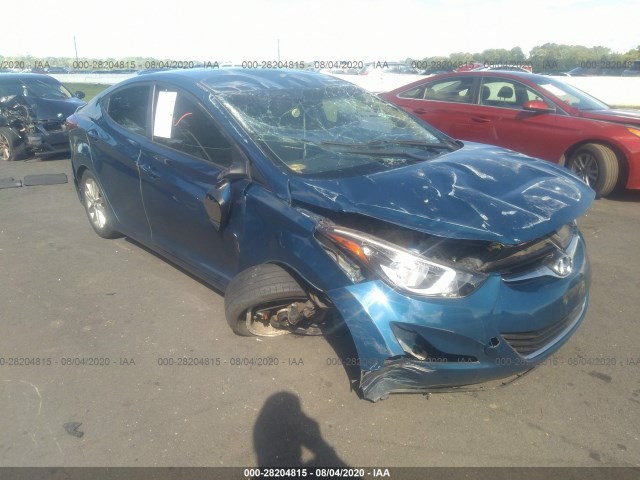 HYUNDAI ELANTRA 2014 kmhdh4ae9eu200771