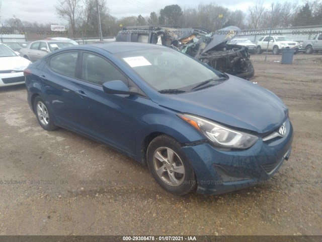 HYUNDAI ELANTRA 2014 kmhdh4ae9eu202214