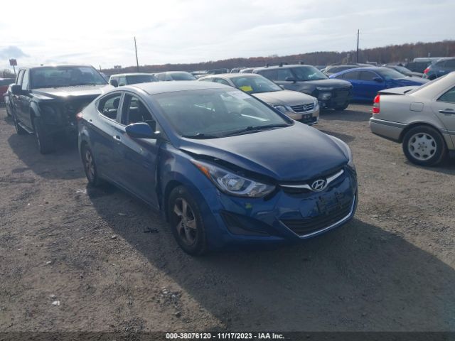 HYUNDAI ELANTRA 2014 kmhdh4ae9eu213021