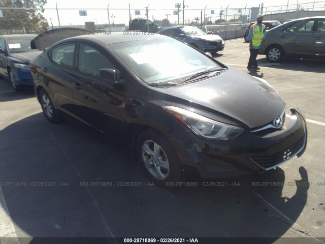 HYUNDAI ELANTRA 2014 kmhdh4ae9eu215335