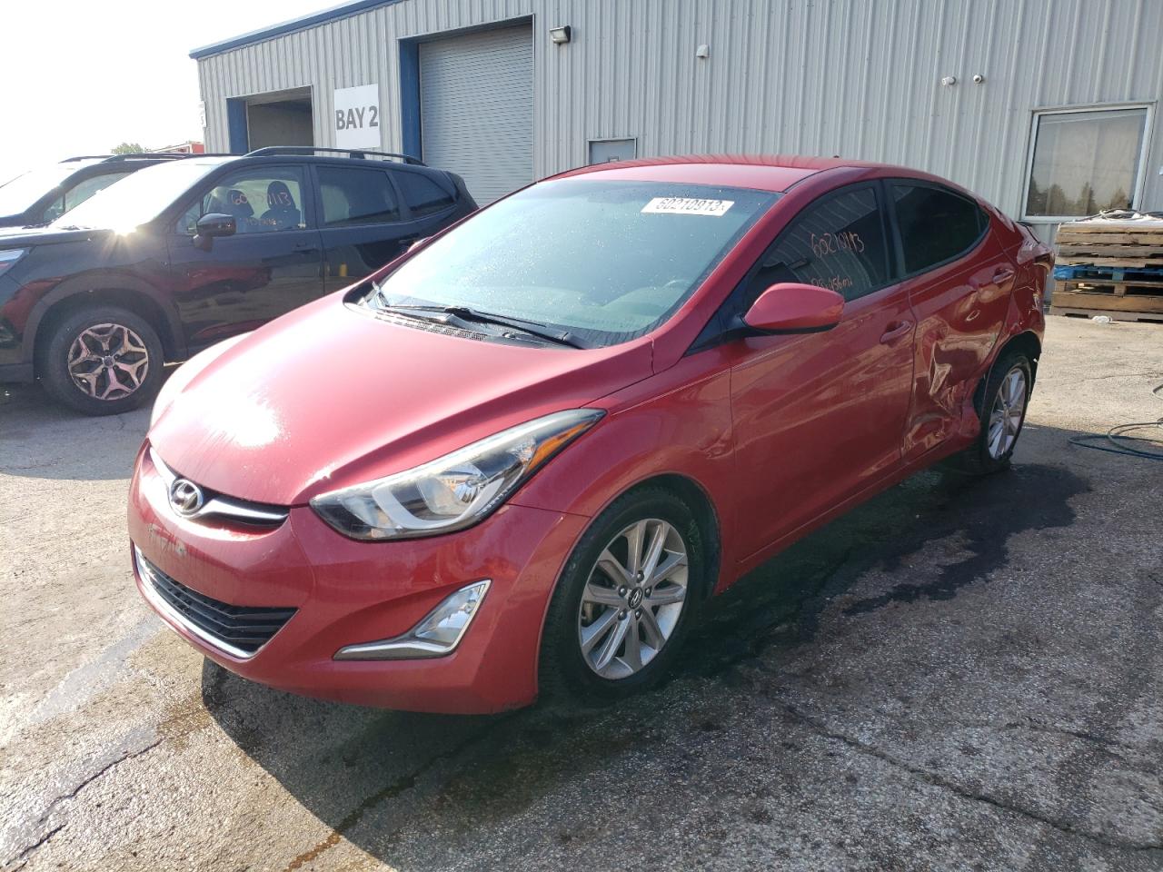 HYUNDAI ELANTRA 2015 kmhdh4ae9fu225610