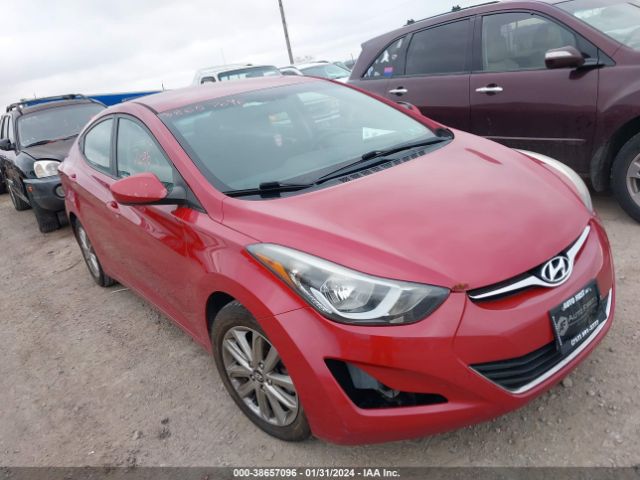 HYUNDAI ELANTRA 2015 kmhdh4ae9fu250992