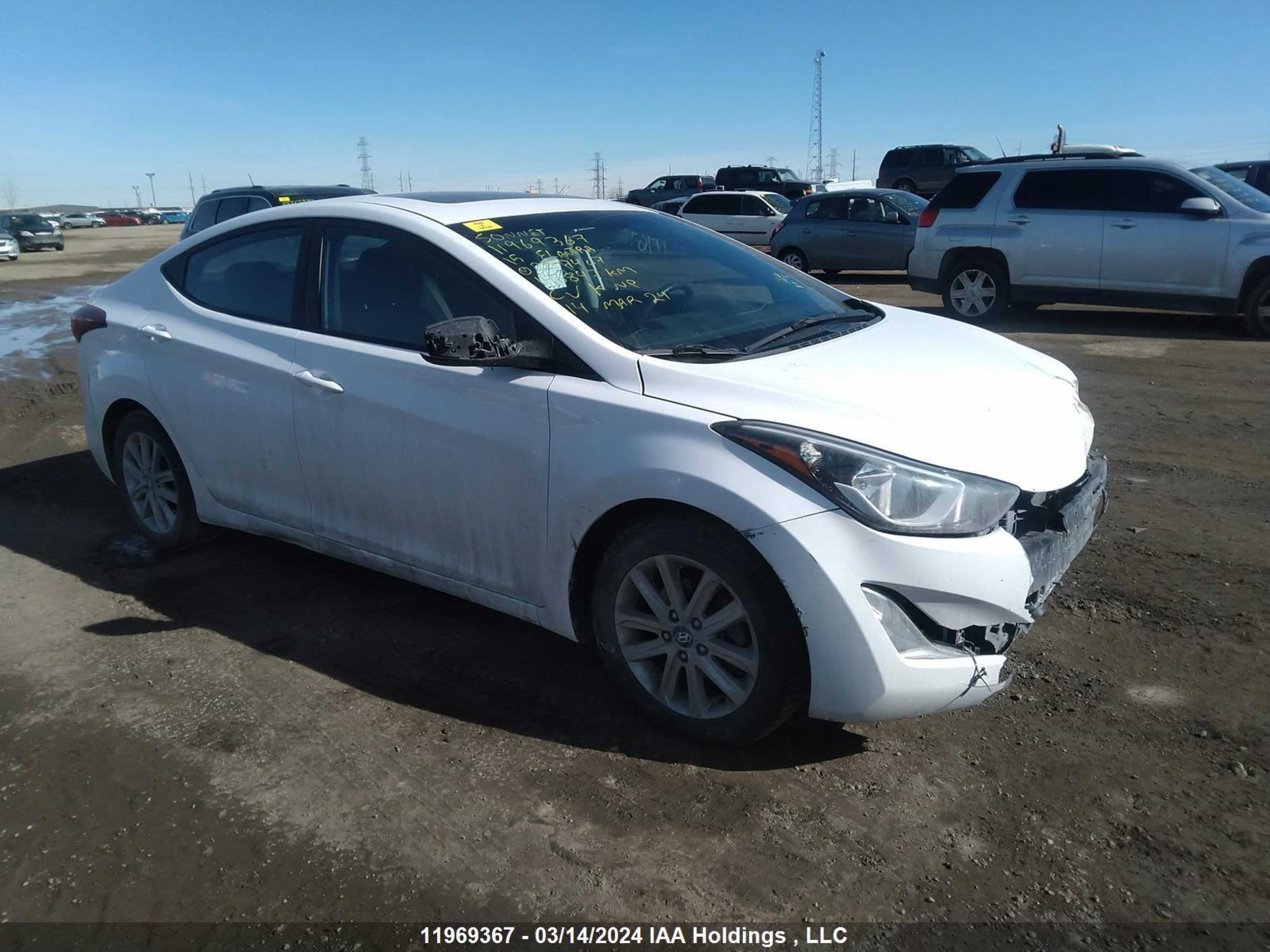 HYUNDAI ELANTRA 2015 kmhdh4ae9fu297407