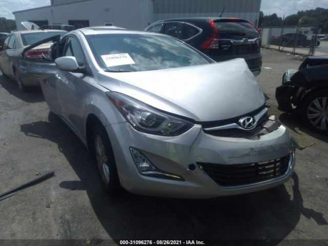 HYUNDAI ELANTRA 2015 kmhdh4ae9fu355581