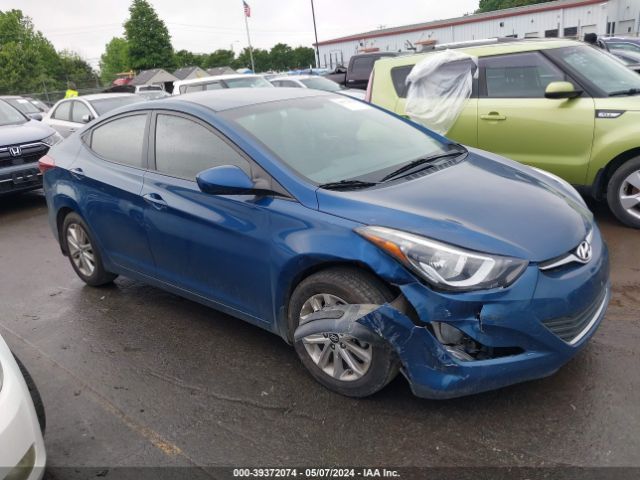 HYUNDAI ELANTRA 2015 kmhdh4ae9fu383235