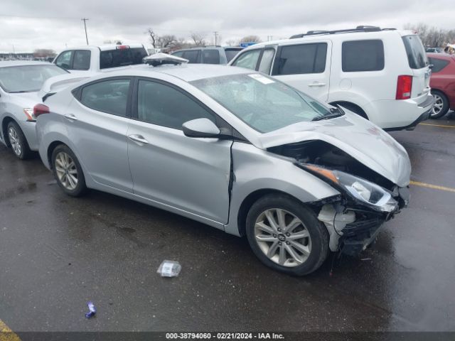 HYUNDAI ELANTRA 2015 kmhdh4ae9fu414788