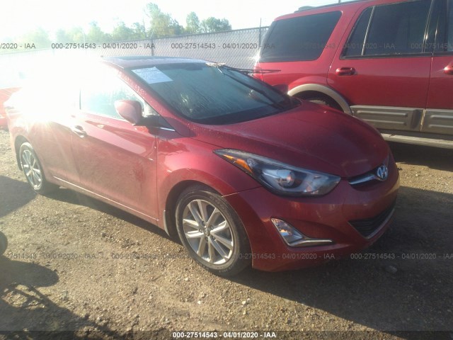 HYUNDAI ELANTRA 2015 kmhdh4ae9fu425662