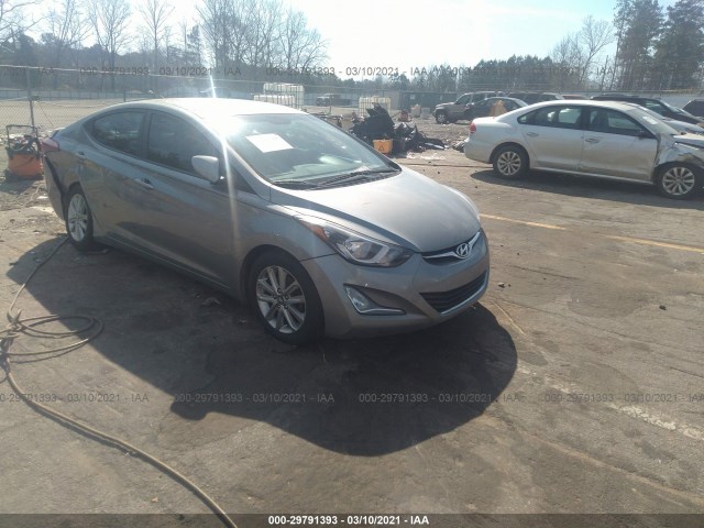 HYUNDAI ELANTRA 2015 kmhdh4ae9fu430537